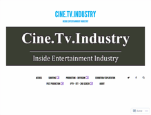Tablet Screenshot of cinetvindustry.com